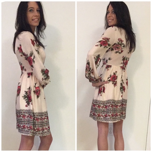 Small or Large Blush Floral Dress - Picture 3 of 6